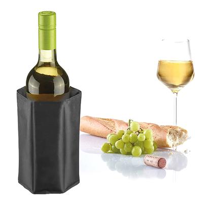 Weinkühlerhülle, Gefrierhülle, Weinflaschen-Kühlhülle, Champagner-Sofortkühlung für Grill, Camping, Party im Freien