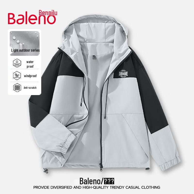 

Baleno Men s Hooded Windproof & Waterproof Outdoor Workwear Jacket 3XL
