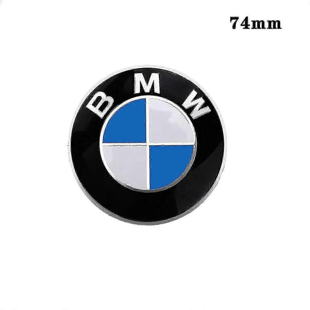 Compatible avec les emblèmes BMW Avant et Arrière 82mm/74mm - Fond Bleu, Blanc, Noir 25-26s