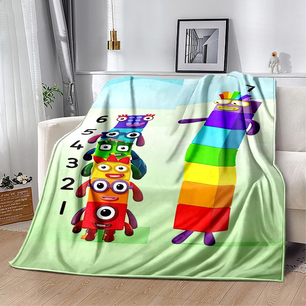 Numberblocks Blanket Soft & Cozy Suitable for Picnics Couch Bed for All Occasions Modern Style Best Holiday Gift for Friends Family