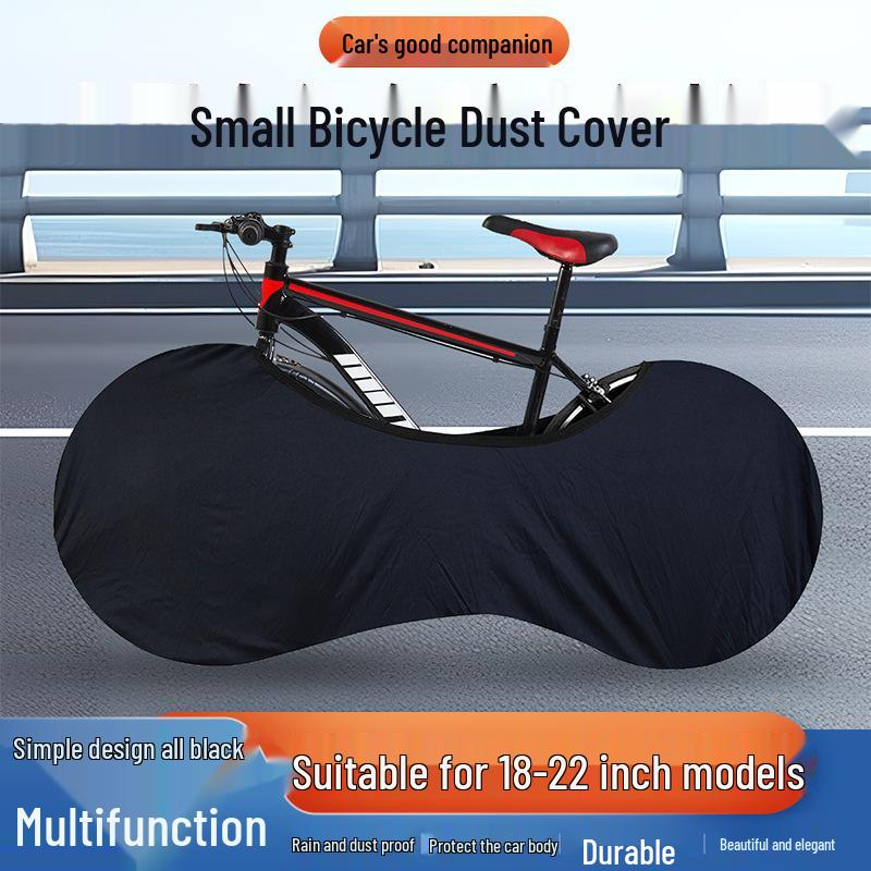 Universal Black Dustproof Bicycle Cover - Mountain & Road Bike Protection