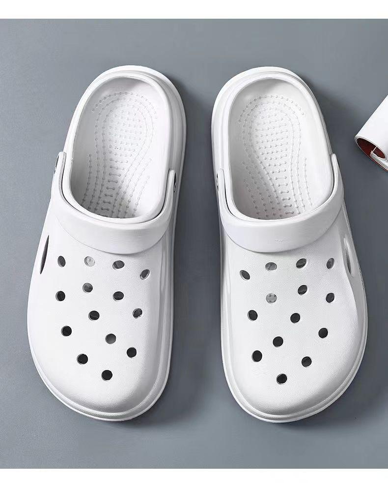 2023 Non-Slip Thick-Soled Casual Korean Beach Slippers - Soft-Soled Men's Nurse Clogs