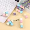 6 Pcs Keyboard Fidget Keychain Decompression Toys Keyboard Fidget Clicker Finger Keyboard Toys,Fidget Keychain With Led Light St