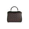 Coach Handbag Morgan Series 21 Classic Old Flower All-over Printed Buckle Flip Closure Rivet Decoration Leather Shoulder Crossbody Small Size Women's