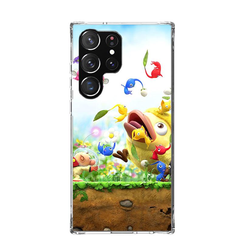 Spiel P-PikminS 4 Handyhülle Für Samsung Galaxy S26 S25 Edge S24 S23 FE S22 Ultra S21 Plus S20 + Fundas Hülle Coque Galaxy S25 S2