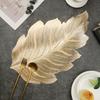 Heat Resistant Placemat Leaf PVC Table Mat for Dining Anti-scald Water Cup Coaster for Home Kitchen Restaurant