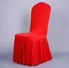 Pleated Elastic Chair Cover for Weddings, Restaurants, and Banquets