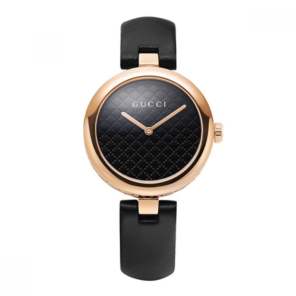 

Gucci Ya141401 404243 I86e0 8646 DiamantiSima Women S Leather Watch YA141401