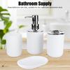 4PcsCelsiusSet Bathroom Kit Accessory Plastic Lotion Bottle Storage Cup Rinse Cup Soap Dish