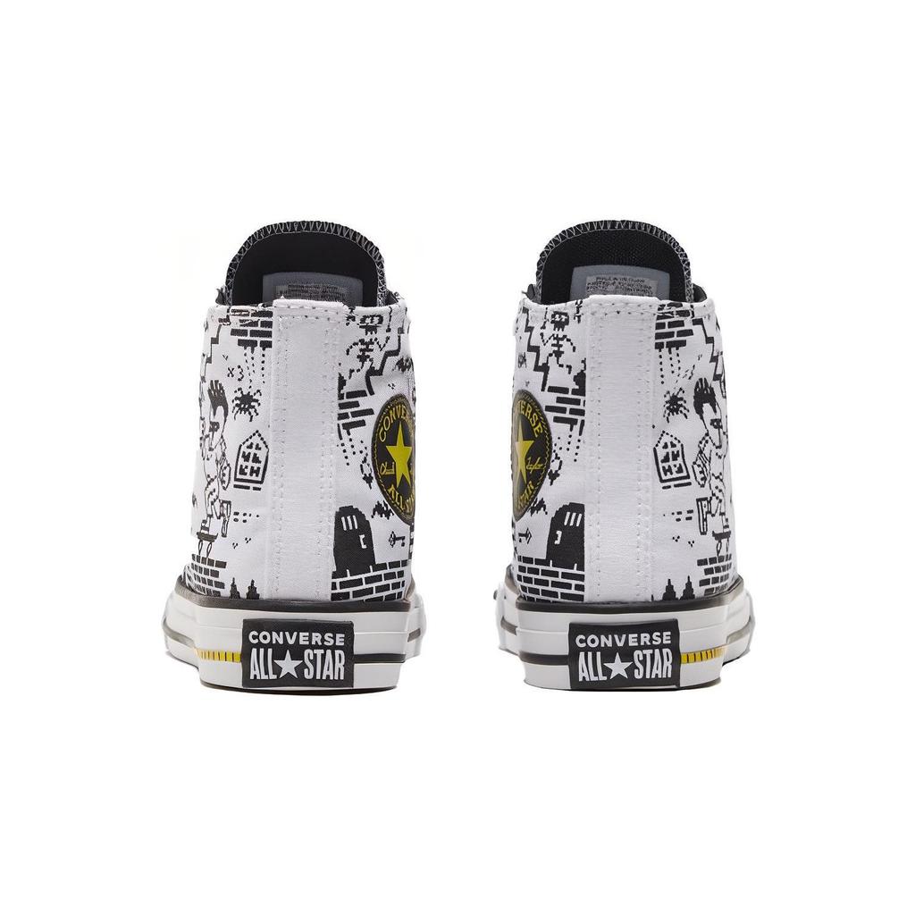 Converse Chuck Taylor All Star High GS 'Gamer Print - Weiß' 670211C