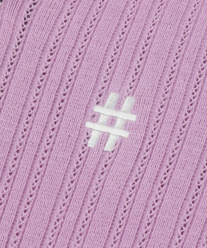 BEENTRILL NEWYORK Women'S Short Sleeve Cable Collar Comfort Fit Knit (Light Pink)
