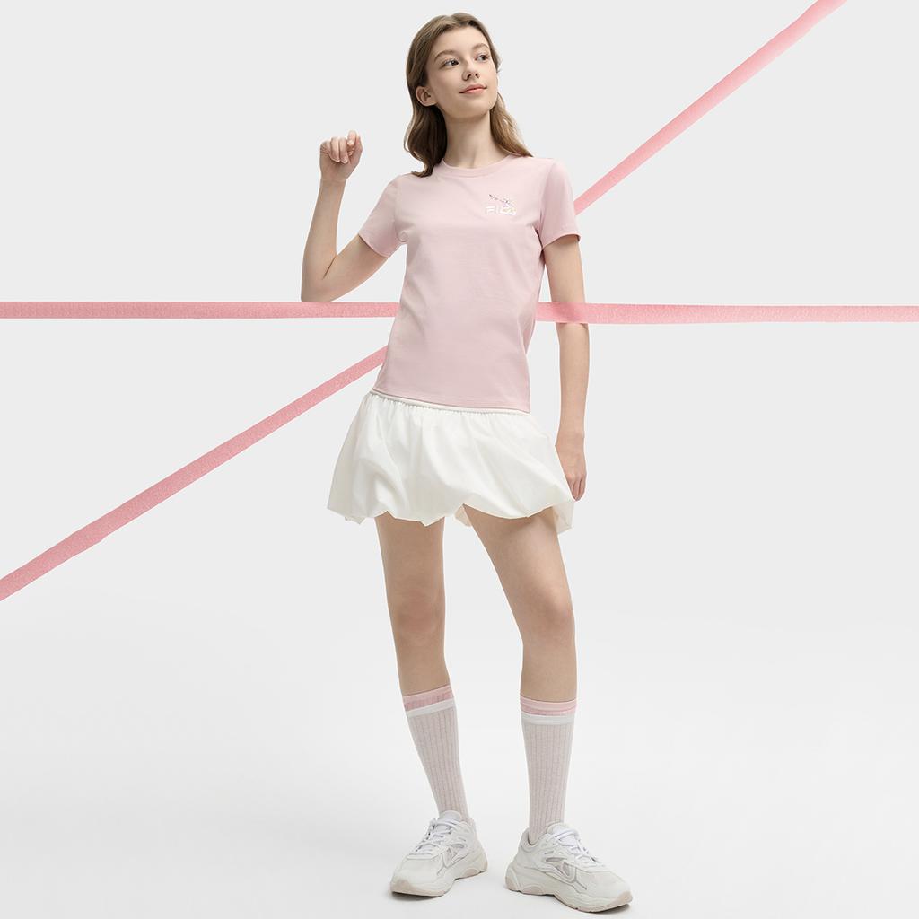 New FILA ORIGINALE T Shirt Women's Bare Pink F51W529109F-PK