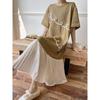 DIMANAF 2026 Plus Size New Floral Dress Summer Women Shirt Dress Loose Beach Casual Long Dresses O-Neck