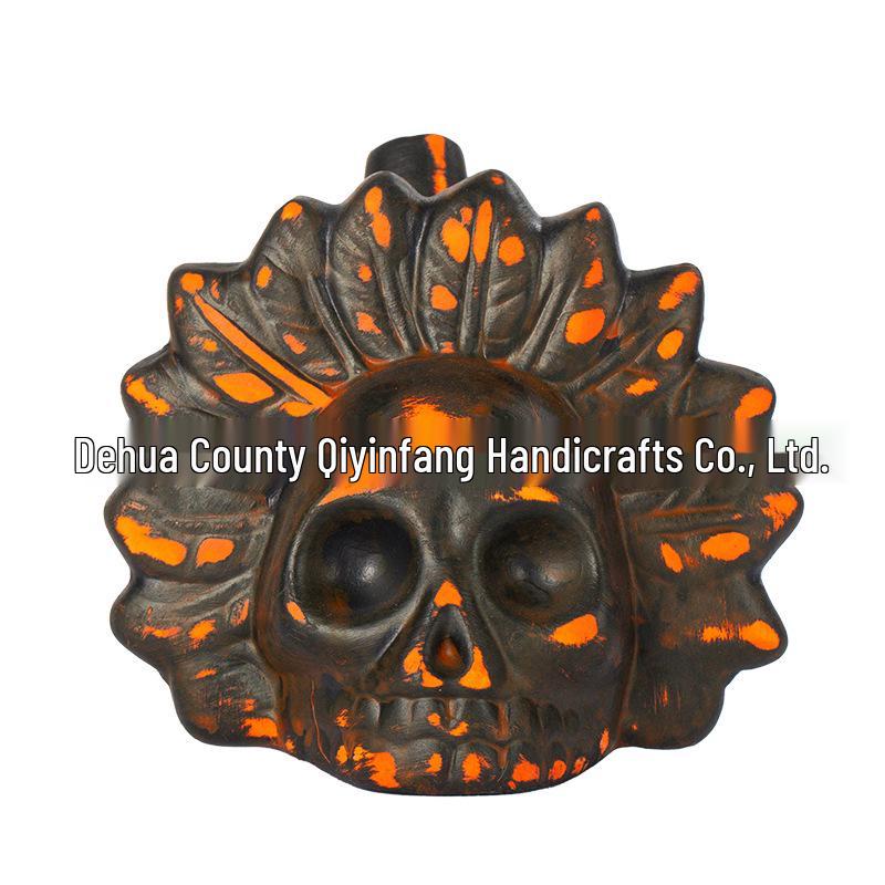 Aztec Whistle: Mayan Symbol Stress Relief & Haunted House Prop