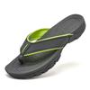 Summer Outdoor Men Slippers PU Leather Flip Flops Beach Shoes TPR Outsoles Hard-Wearing Outdoor Style Big Size 47 48 49