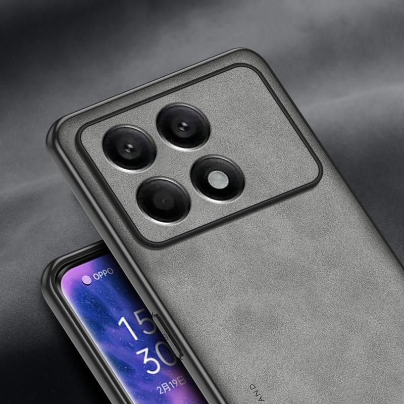 Case For POCO X6 Pro 5G Case Luxury Leather Back Cover For Xiaomi POCO X6Pro 5G Comfort Phone Shell Silicone Protection Bumper