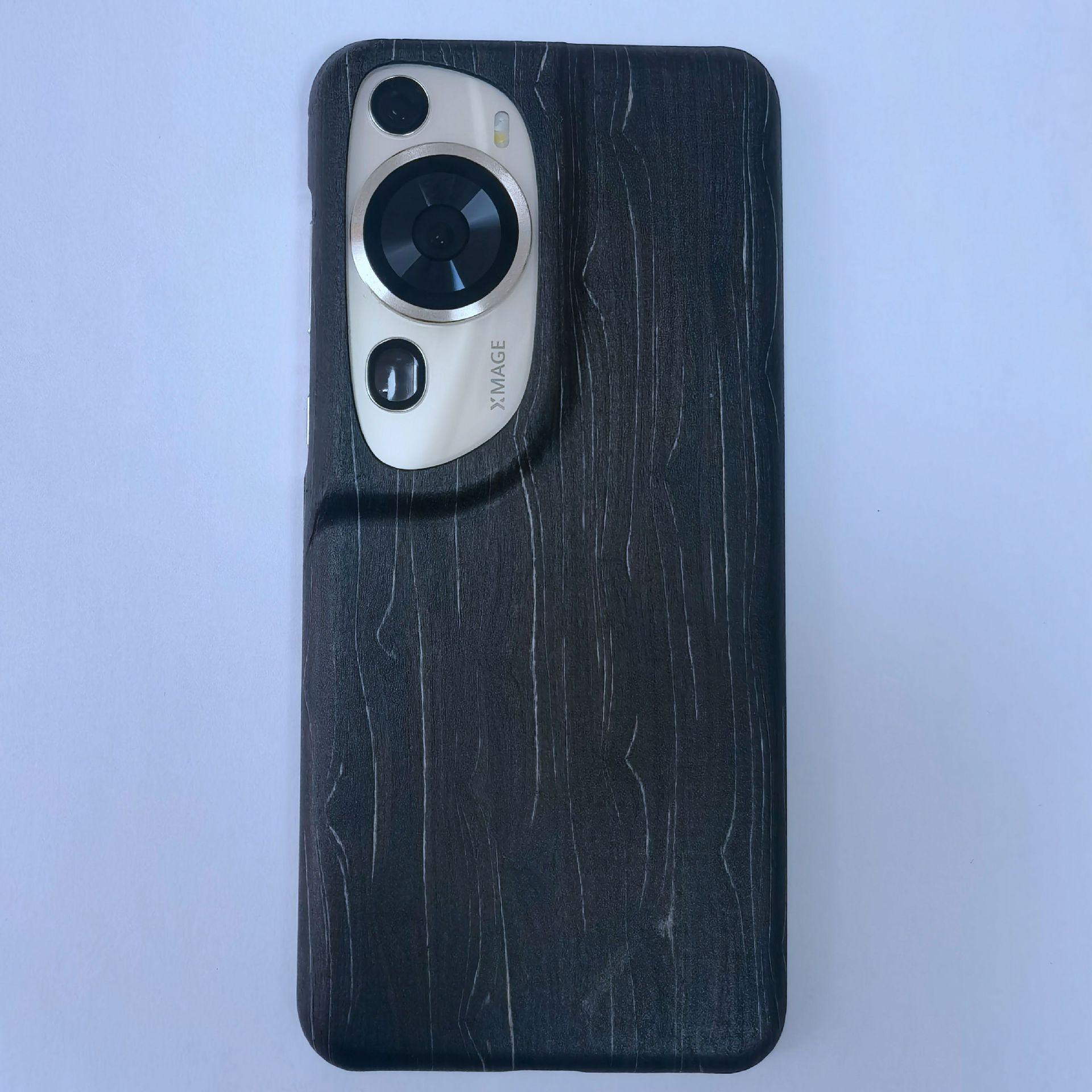 

Элегантный защитный чехол из арамидного волокна из дерева для Huawei P60 - стильный и прочный мобильный чехол Huawei P60 Art