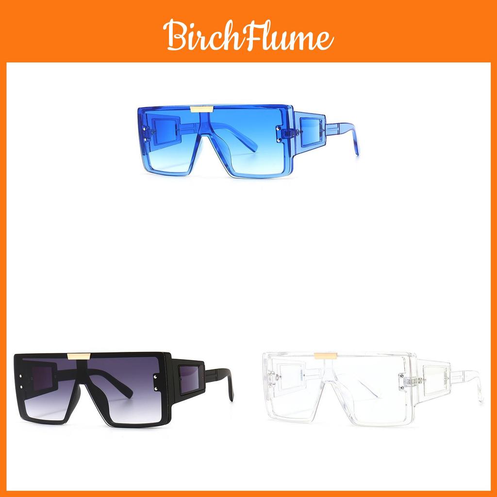 Fashion Oversized Square Sunglasses With Uv400 Protection For Outdoor Activities And Parties