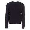 Solid Color Diamond Pattern Knitted Sweater Men Sweater Black 3K1MX2-1MZTZ-0920