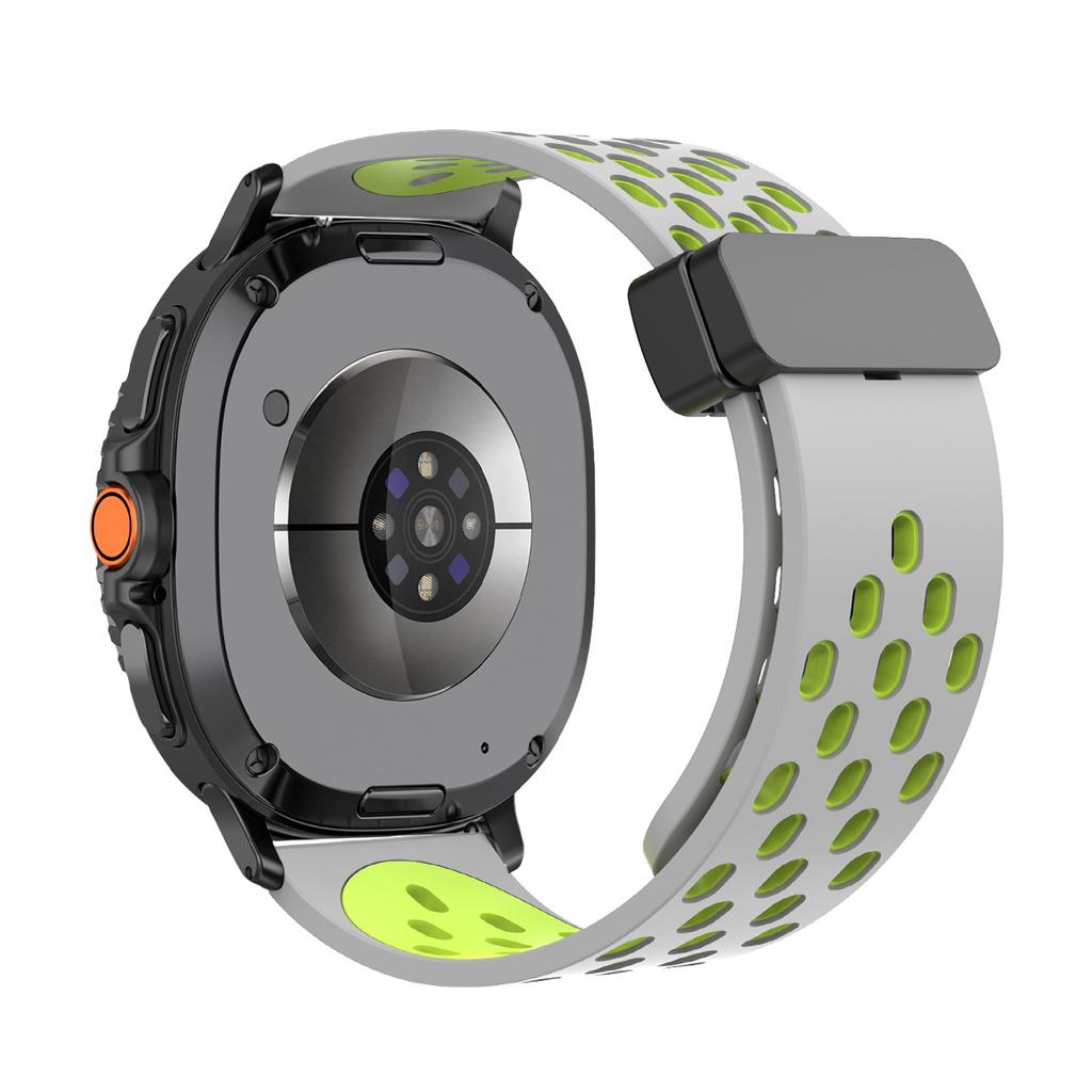Magnetický řemínek pro Samsung Galaxy Watch 8 Classic 46mm Silikonový Sportovní Prodyšný Correa Náramek Galaxy Watch 8 44mm 40mm Řemínek
