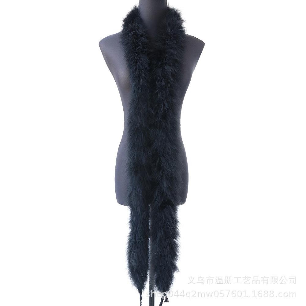 New Turkey Fur 50G Full Fleece Strips Fleece Thickened Scarf Stage Performance Materials Fleece Strips Accessories