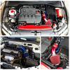 76mm Universal Car Cold Air Intake Kit with High Flow Cone Air Filter 3inch Aluminum Air Intake Pipe Automobile Rubber Hose Kit