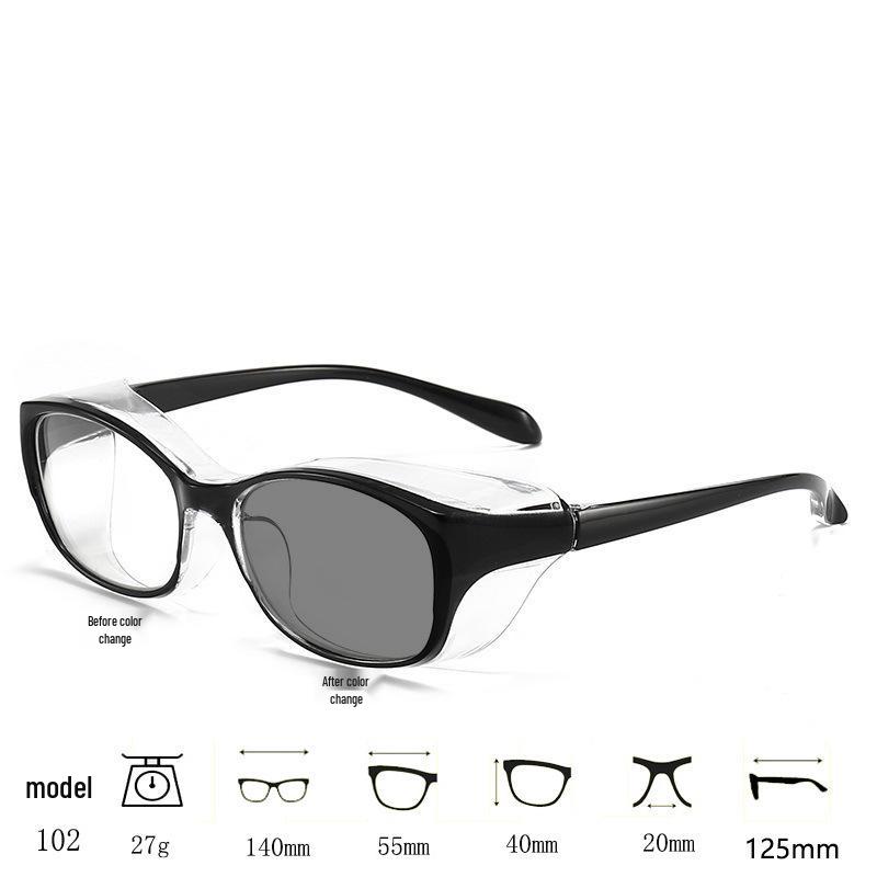 New Anti-Pollen Silicone Ring Polarized Photochromic UV Protection Anti-Fog Sunglasses
