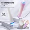 Compact Handheld Nail Lamp: Quick-Drying UV Phototherapy, No Hand Darkening