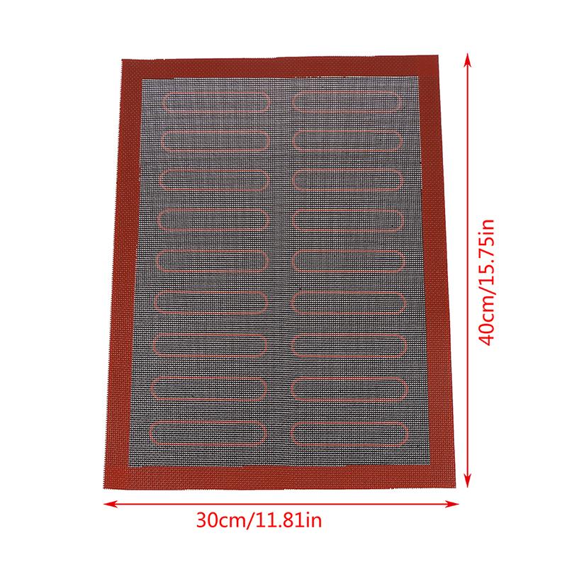 Silicone Baking Mat Oven Sheet Liner Perforated Non Stick Silica Gel 40X30Cm