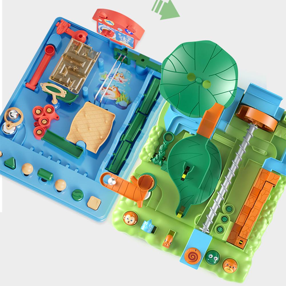 Track Maze Ball Toy Trackball Adventure Maze Ball Desktop Game Thinking Training Educational Toys Gifts For Kids