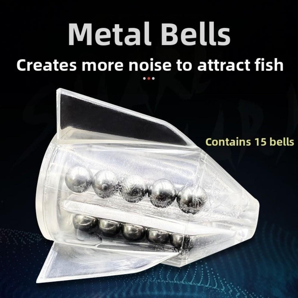 5pcs Insert Tube Inline Lure Rattles 5Pcs Fishing Lure Accessories For Freshwater Fishing