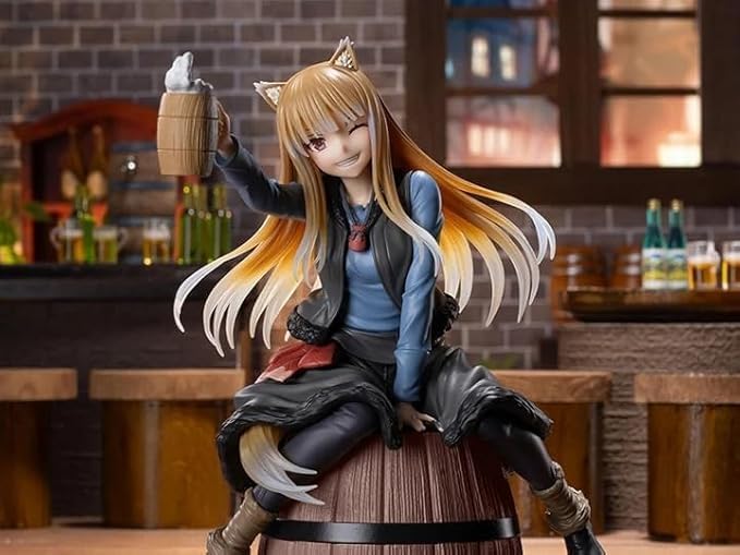 Holo Spice and Wolf Merchant Meets the Wise Wolf Figure Luminasta Official Merchandise Approx. 15cm