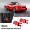 2PCS Car Adjustment Rods Seat Release Lever Knob Latch Handle Side Red Black Aluminum Alloy For Ford Mustang 2005 2006-2014