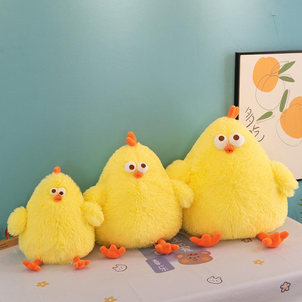 Stuffed Chicken Plush Toy Soft Plush Dundun Chicken Toy  Friends Birthday Gifts