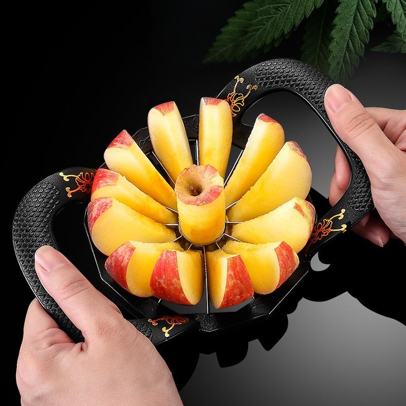 Apple Cut Zinc Alloy Kitchen Tools Fruit Slicer Creative Portable Split Flap Core Remover