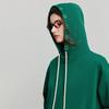 Women's Loose Fit Embroidered Hooded Sweatshirt