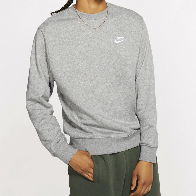 New Nike Sportswear Sweatshirt Spring Men's Gray BV2667-063