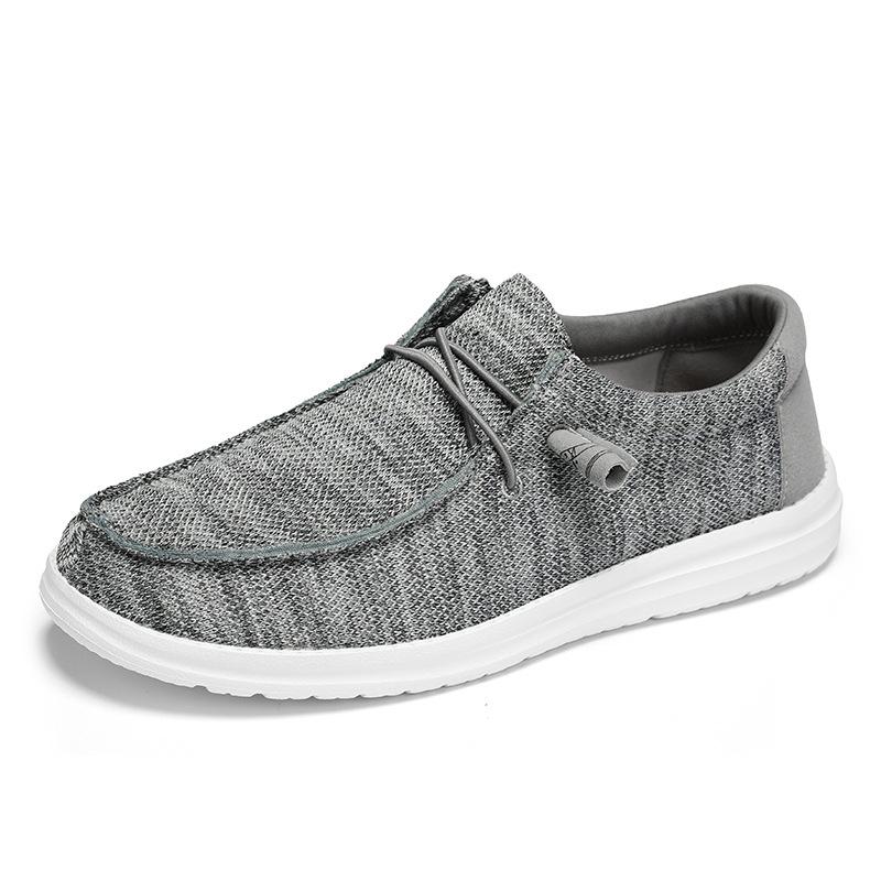 Men s Extra Large Canvas Loafers - Casual Slip-ons for Cross-Border Trends. 50