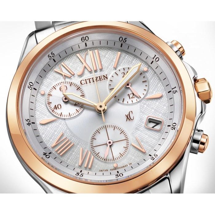 [CITIZEN] xC FB1404-51A Eco-Drive Chronograph Women's Silver/Pink Gold