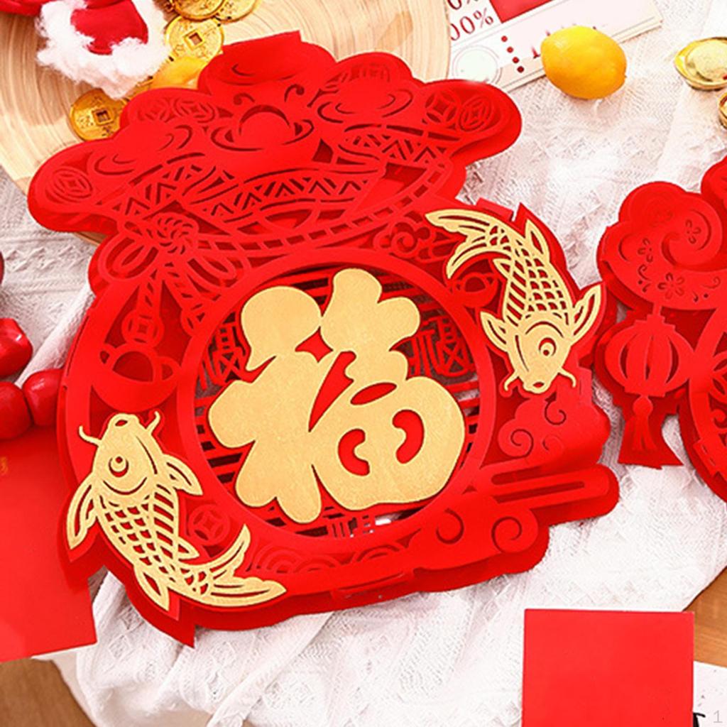 Décoration Style Chinois pour le Nouvel An Chinois Accessoires Décoratifs Faits à la Main pour Fête
