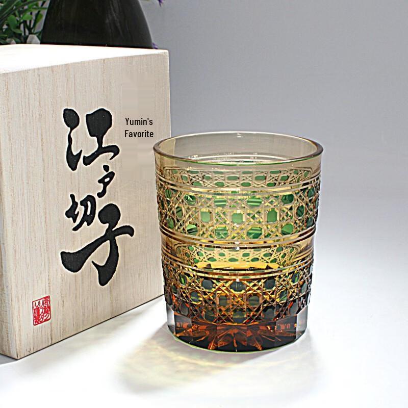 Chuchuang Jingpin Japanese Edo Kiriko Crystal Whisky Glass