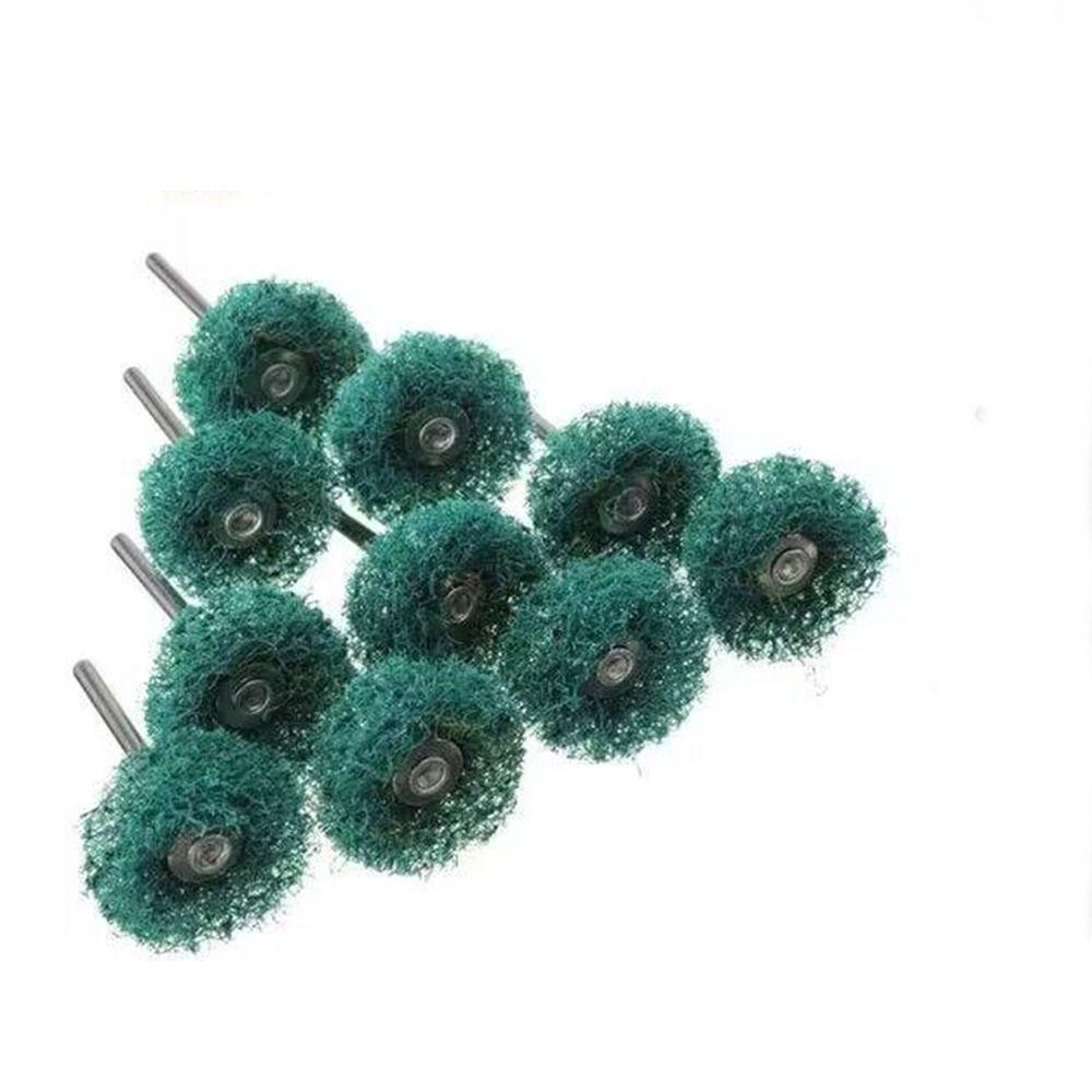 10pcs Nylon Polishing Wheel Buffing Fiber Grinding Head  Grinding Machine Accessories