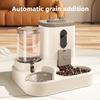 2-in-1 Automatic Cat Feeder and Water Fountain Smart Gravity Feeder Bowl Easy To Clean Home Away Feeder for Pets Multi-Pet Feeding Solution