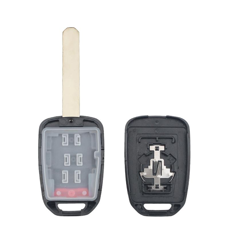 KEYYOU Uncut 3+1 4 Buttons Remote Car Key Shell Replacement For Honda GREIZ Civic CR-V City FRV XRV Vezel Blank Case Fob Cover