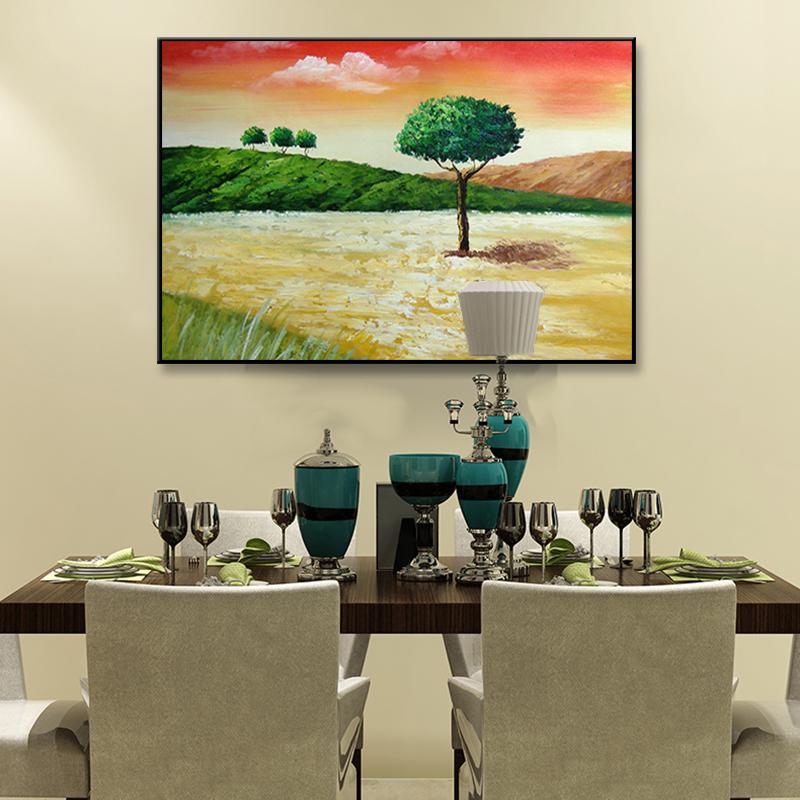 

Американский кантри пасторальный стиль Гостиная Столовая Фон Декоративная живопись Прикроватная тумбочка Спальня Отель Холст Живопись Искусство 21*30cm