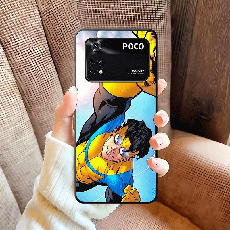 I-Invincible Anime Soft Phone Case for Xiaomi Poco X5 X6 X7 X8 Pro Max X3 F7 F8 Ultra M8 M7 M6 M5 Redmi 15 15C 14C 13C 12C X4 F6