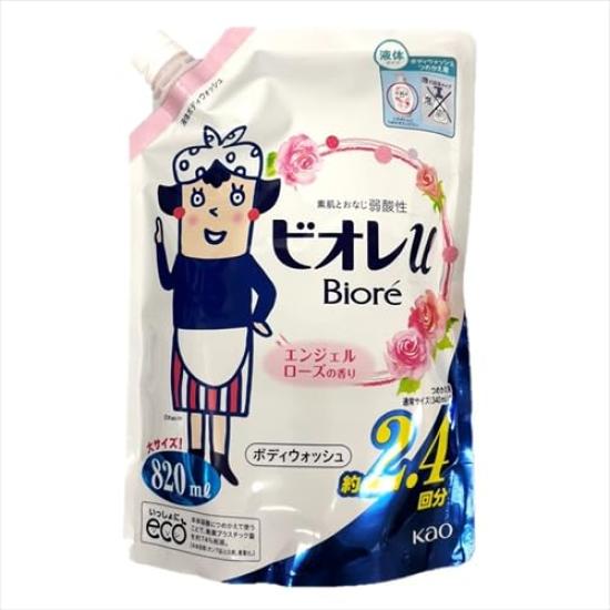 

Kao Biore u Angel Rose Scent Refill, Large Size 820ml