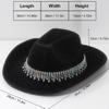 Wedding Gown Hat Solid Color Hat Musical Festival Hat Unisex Accessory Outdoor for Parties and Weddings