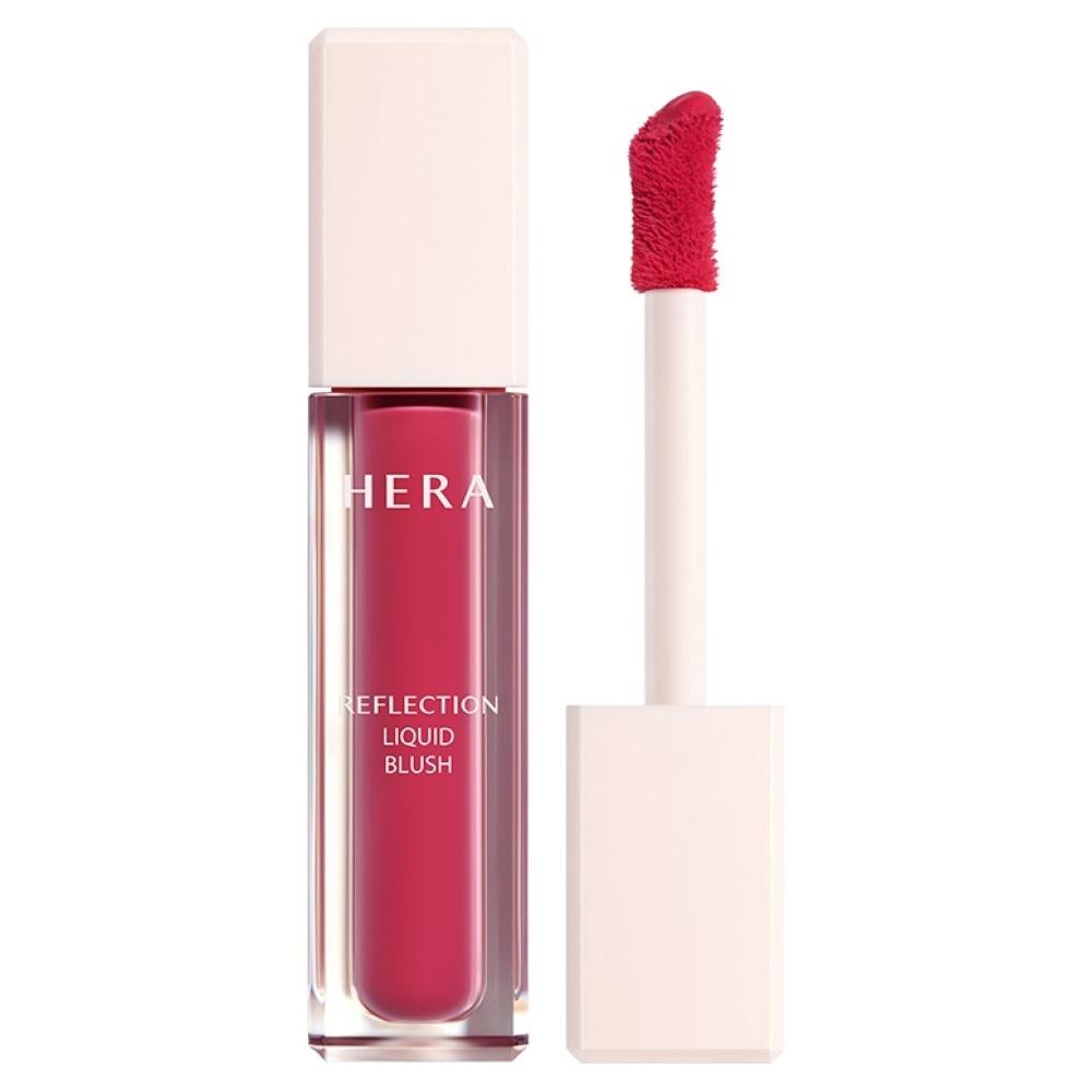 [HERA] Жидкие румяна Reflection 7,5 г | Сияющие жидкие румяна с акварельным блеском, K-Beauty 360 CHERRY BOMB