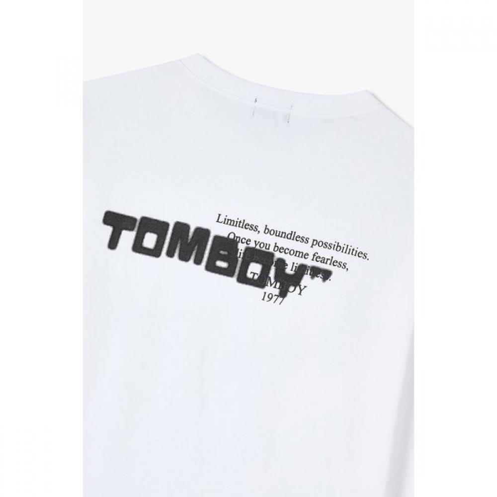 Tomboy Back Fade PrinT Long Sleeve T shirT  91m6122122ar 